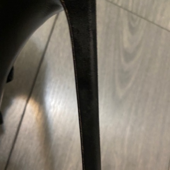 Saint Laurent Black Suede Gladiator Stiletto Heels Size 8.5 - Picture 10 of 12